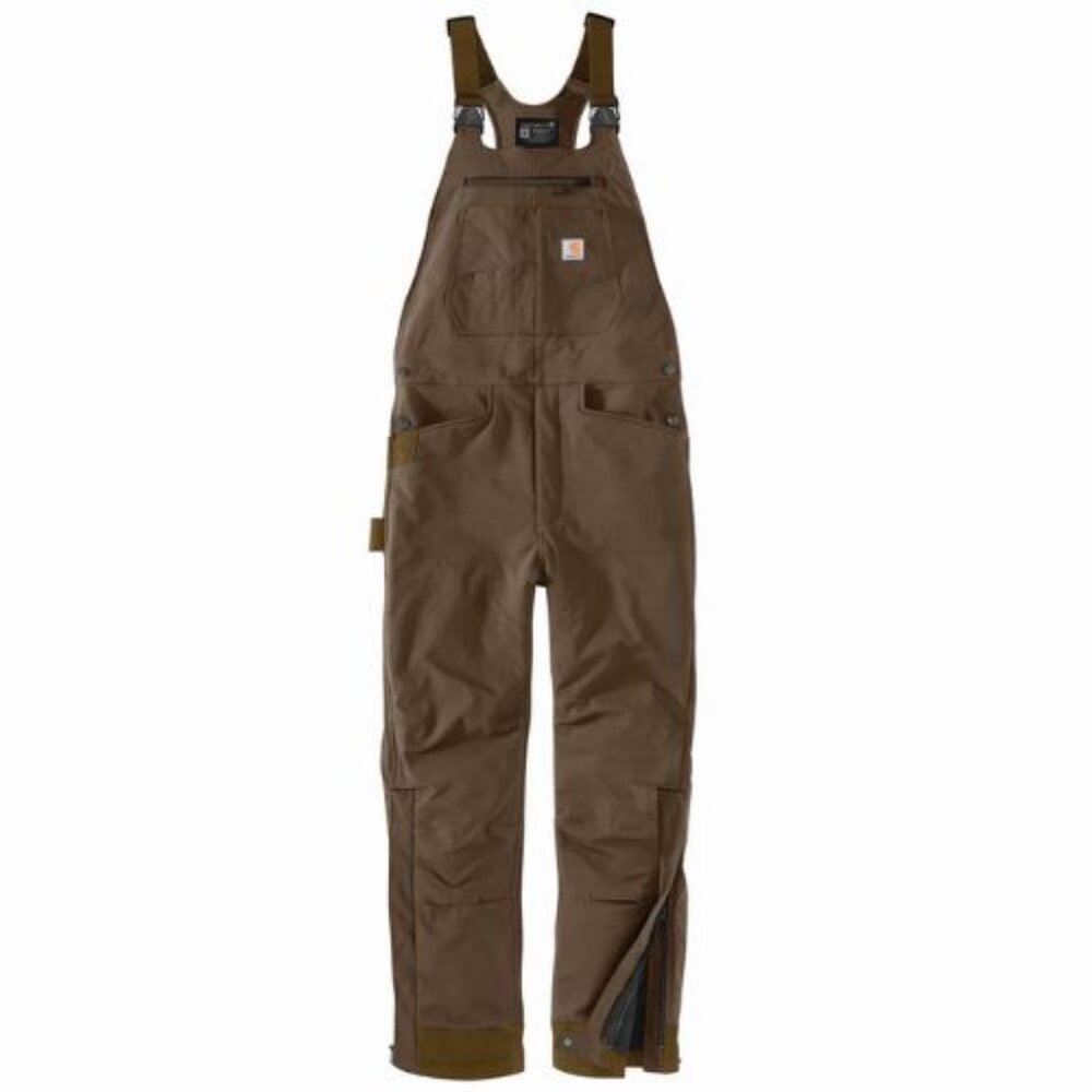 Carhartt Men's Super Dux Relaxed Fit Insulated Bib Overall Size Large 54298